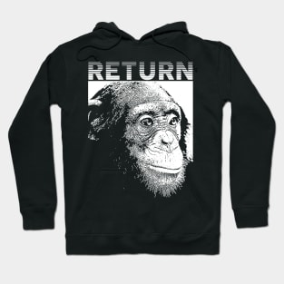 Return to Monke Simple White Hoodie